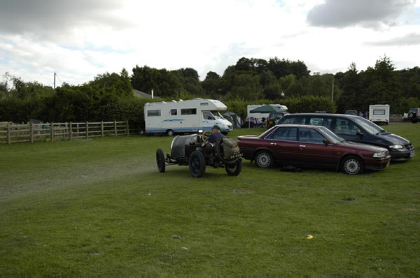 Prescott Hill 332 to drive back at home with a Bugatti Brescia