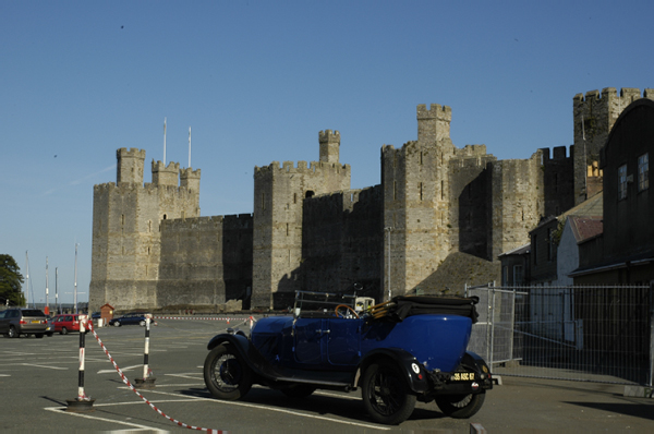 Wales 362 Caernarfon Castle and town walls