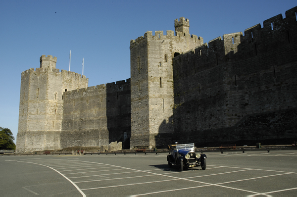 Wales 363 Caernarfon Castle and town walls