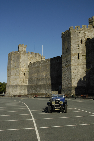 Wales 364 Caernarfon Castle and town walls