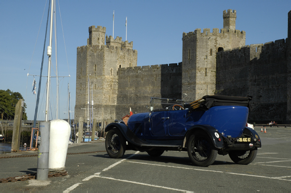 Wales 366 Caernarfon Castle and town walls