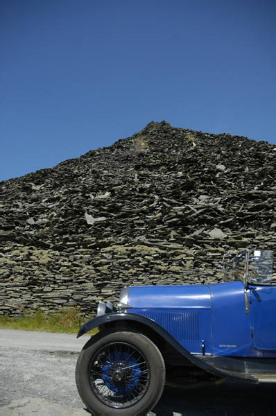 Wales 399 Bleanau Festiniog mines d'ardoise Slate