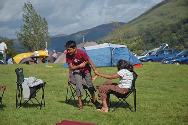 8 visite famille Lipkow au Campsite Ardgartan  01